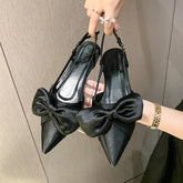 LBSFY  -  Bow Sexy Flats Sandals Women Shallow Dress Shoes Summer Casual Walking Women Shoes 2024 Designer Party Cozy Ladies Zapatillas